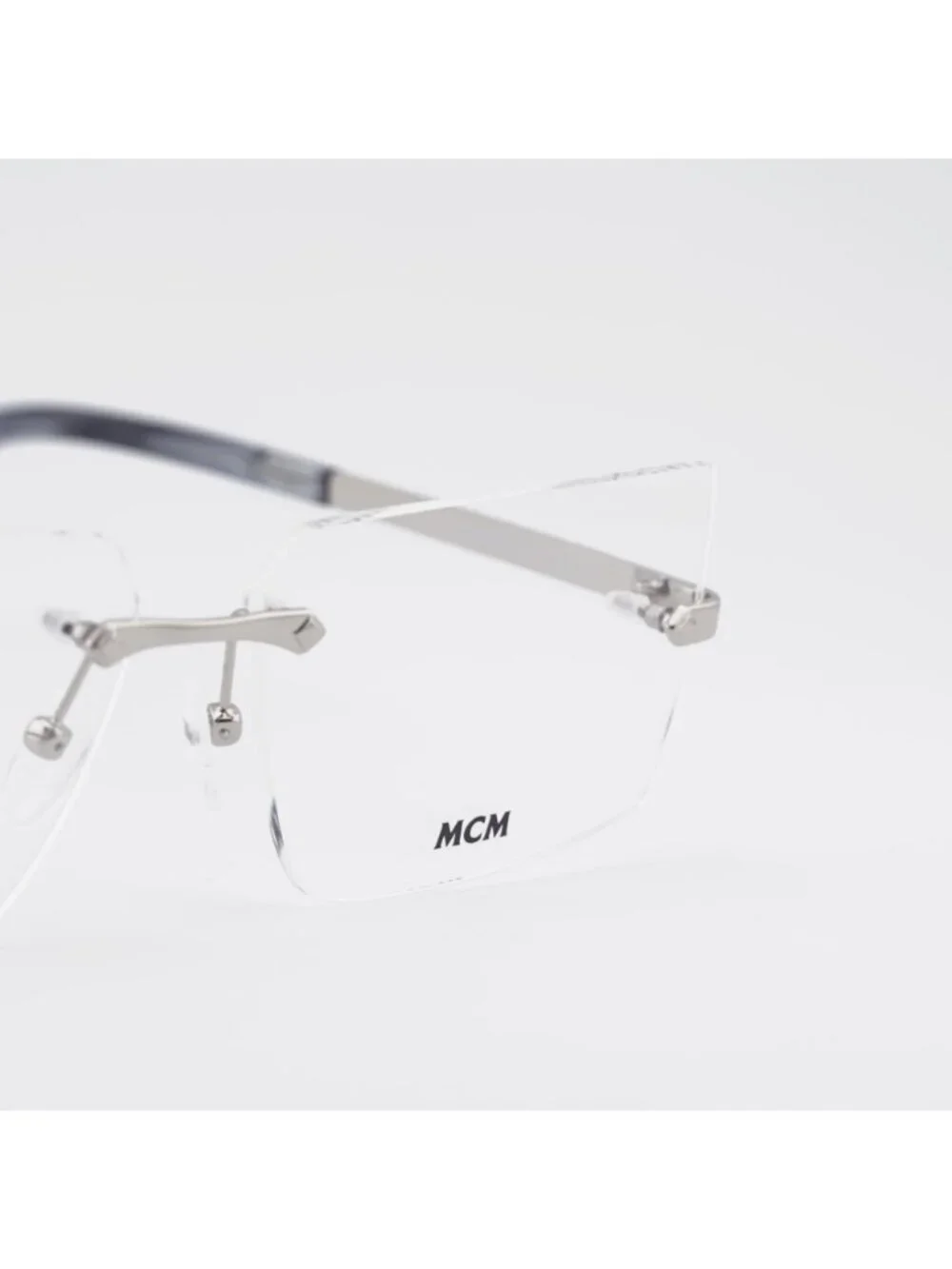 MCM MW5018-H 016 Eyeglasses Shiny Palladium 56mm Rectangle Frame